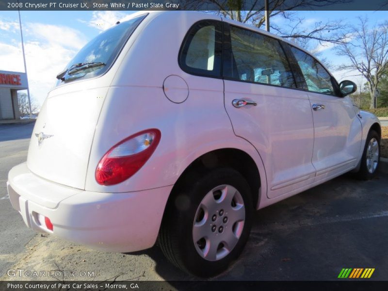 Stone White / Pastel Slate Gray 2008 Chrysler PT Cruiser LX