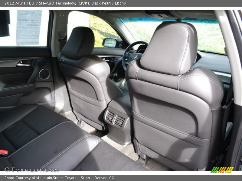 Crystal Black Pearl / Ebony 2012 Acura TL 3.7 SH-AWD Technology