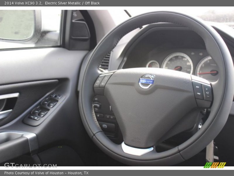 Electric Silver Metallic / Off Black 2014 Volvo XC90 3.2