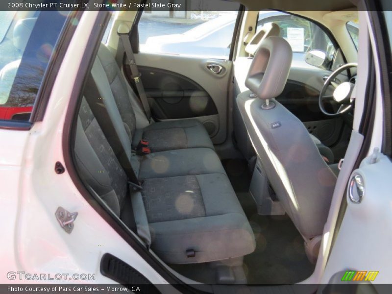 Stone White / Pastel Slate Gray 2008 Chrysler PT Cruiser LX