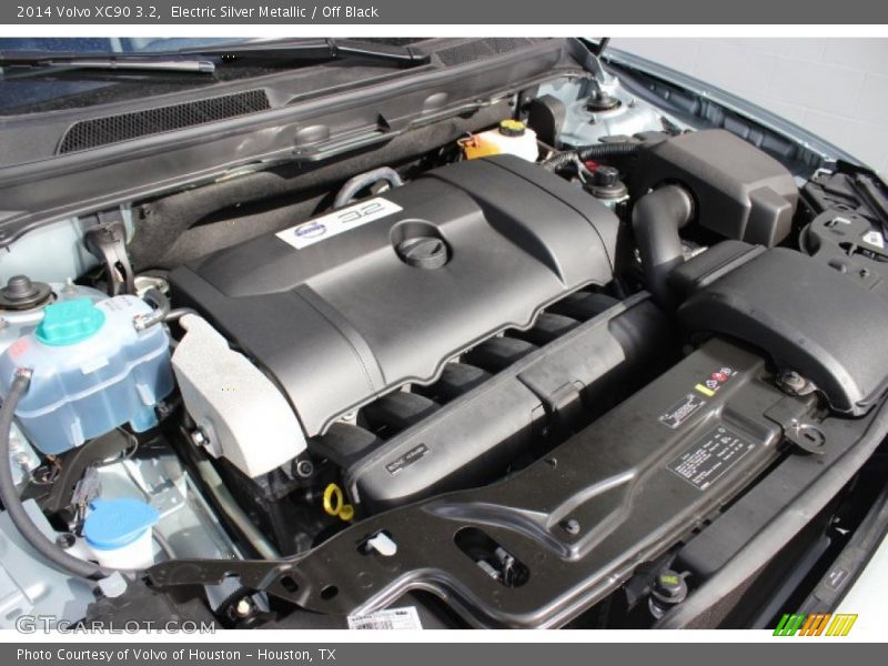 Electric Silver Metallic / Off Black 2014 Volvo XC90 3.2