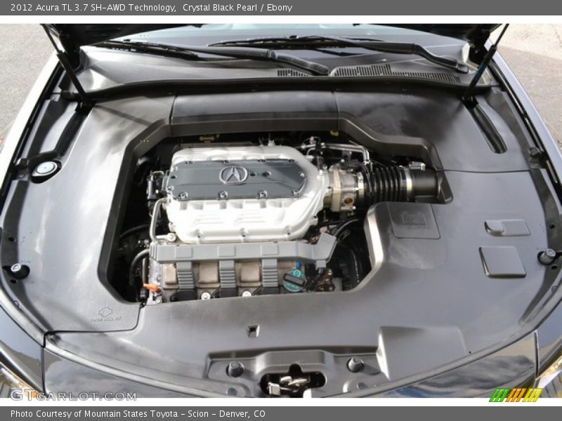Crystal Black Pearl / Ebony 2012 Acura TL 3.7 SH-AWD Technology
