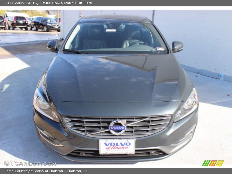 Saville Grey Metallic / Off Black 2014 Volvo S60 T5