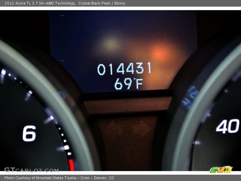 Crystal Black Pearl / Ebony 2012 Acura TL 3.7 SH-AWD Technology