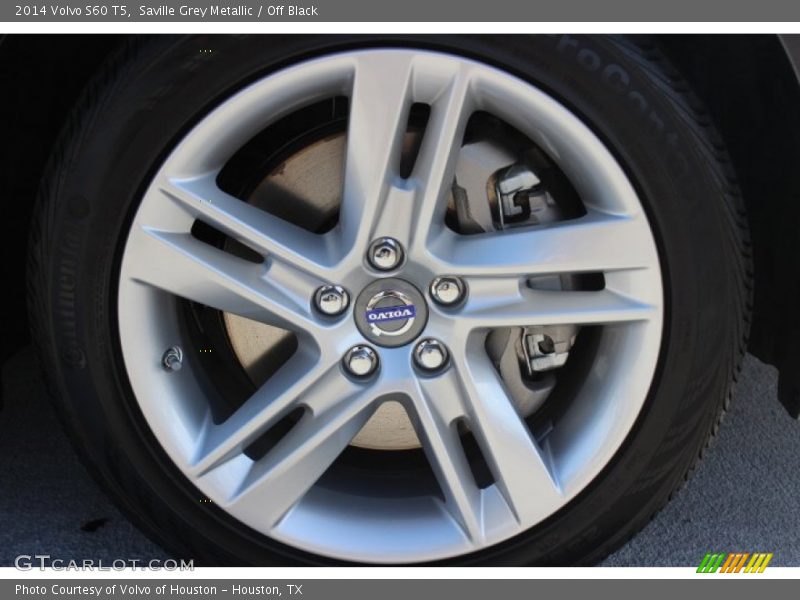 Saville Grey Metallic / Off Black 2014 Volvo S60 T5