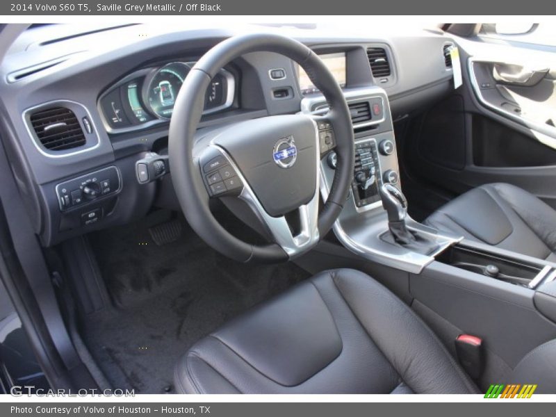 Saville Grey Metallic / Off Black 2014 Volvo S60 T5