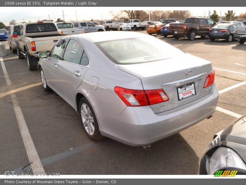 Tungsten Metallic / Light Gray 2008 Lexus ES 350