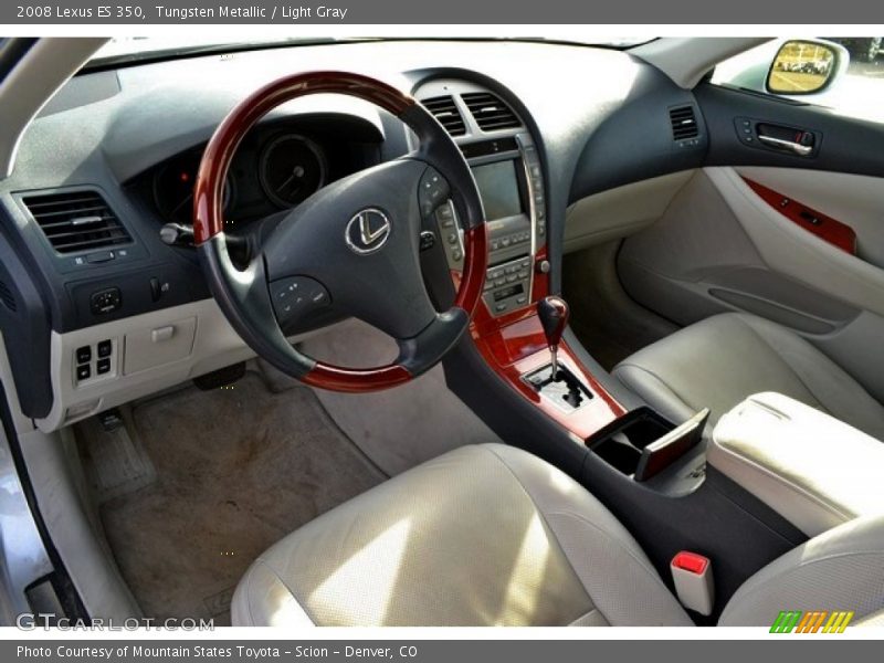 Tungsten Metallic / Light Gray 2008 Lexus ES 350