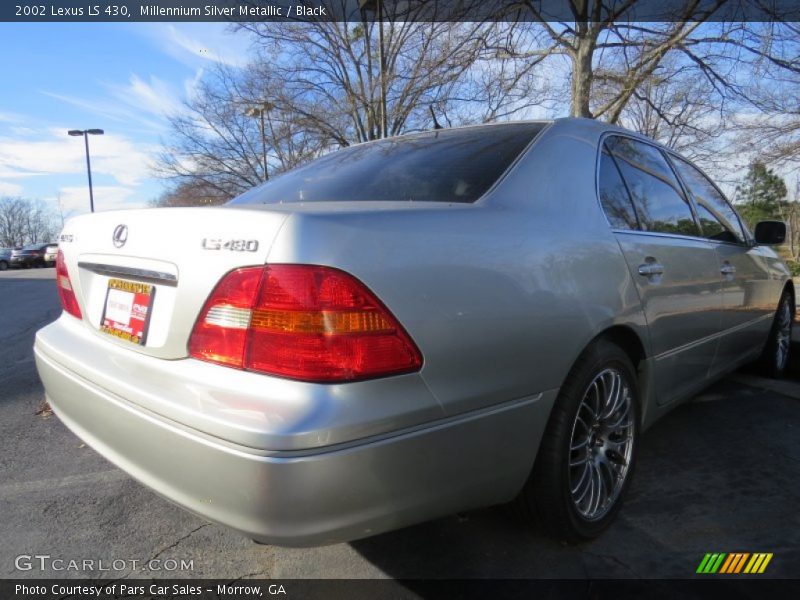 Millennium Silver Metallic / Black 2002 Lexus LS 430