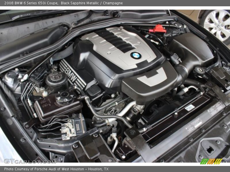  2008 6 Series 650i Coupe Engine - 4.8 Liter DOHC 32-Valve VVT V8