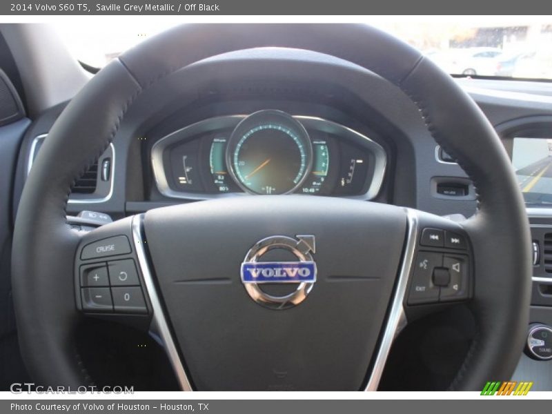 Saville Grey Metallic / Off Black 2014 Volvo S60 T5