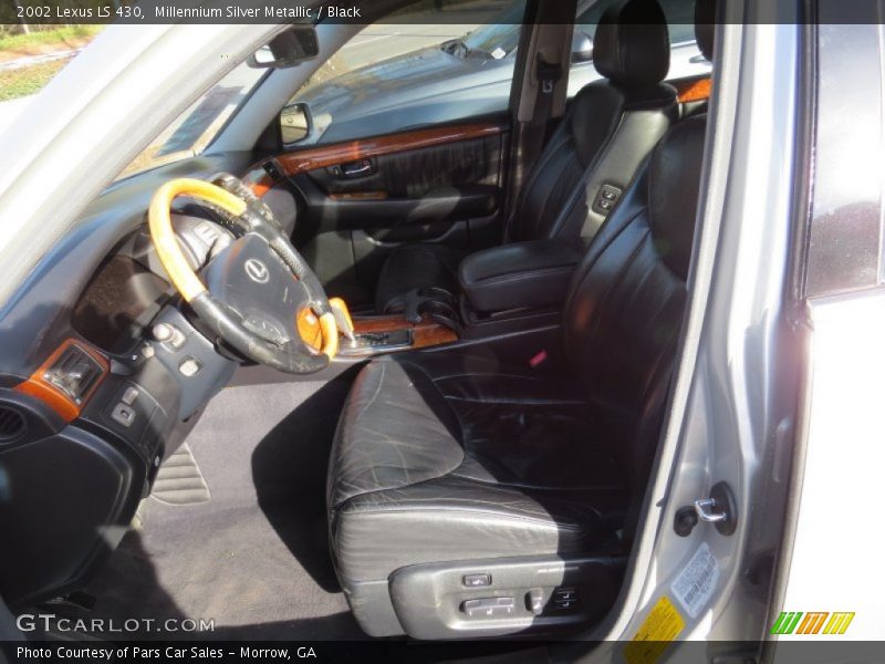 Millennium Silver Metallic / Black 2002 Lexus LS 430