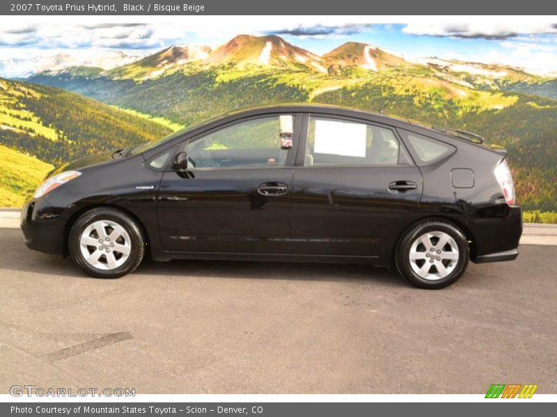 Black / Bisque Beige 2007 Toyota Prius Hybrid
