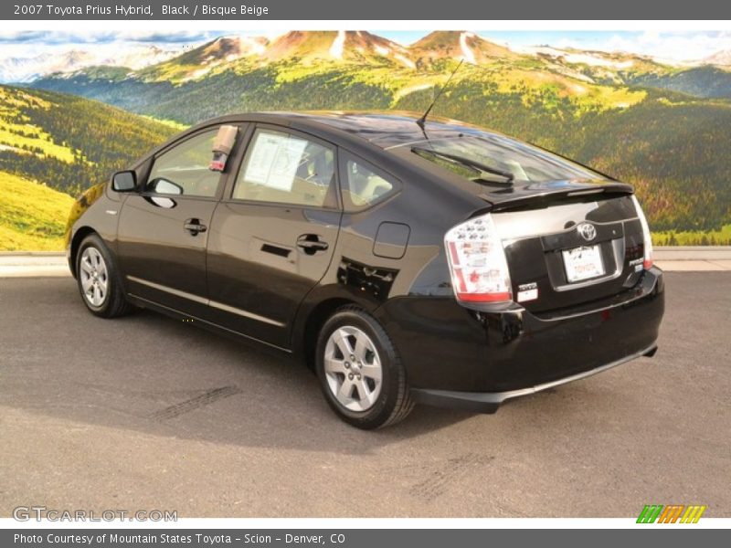 Black / Bisque Beige 2007 Toyota Prius Hybrid