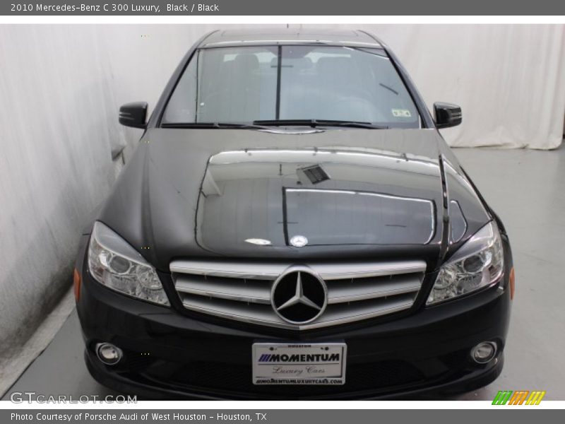 Black / Black 2010 Mercedes-Benz C 300 Luxury