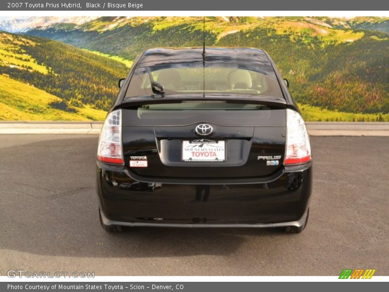 Black / Bisque Beige 2007 Toyota Prius Hybrid