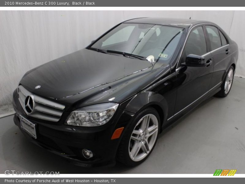 Black / Black 2010 Mercedes-Benz C 300 Luxury