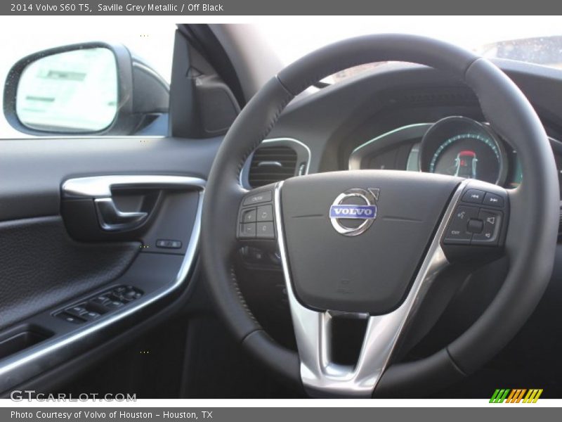 Saville Grey Metallic / Off Black 2014 Volvo S60 T5