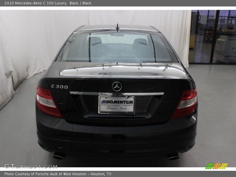 Black / Black 2010 Mercedes-Benz C 300 Luxury