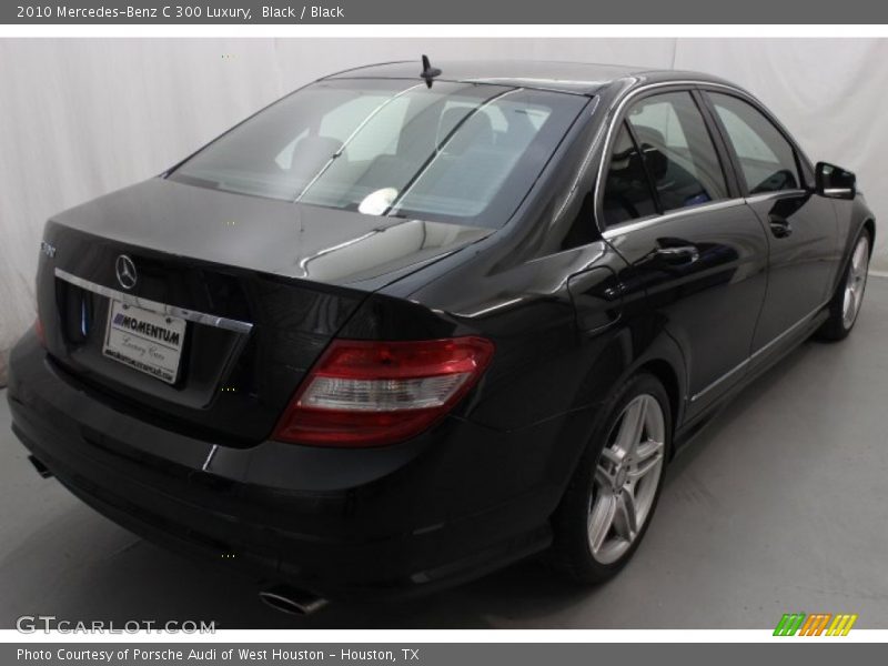 Black / Black 2010 Mercedes-Benz C 300 Luxury