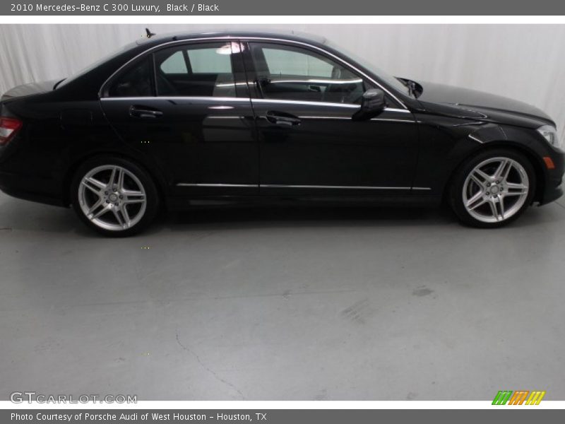 Black / Black 2010 Mercedes-Benz C 300 Luxury