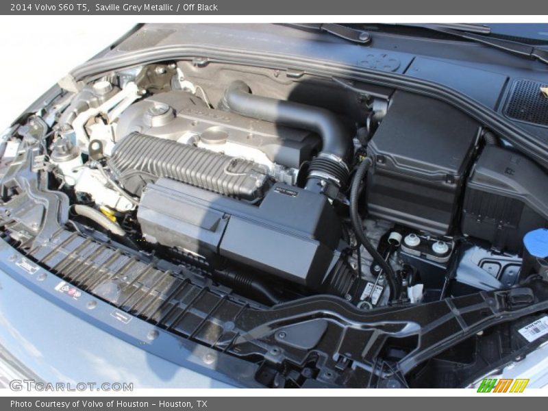 Saville Grey Metallic / Off Black 2014 Volvo S60 T5