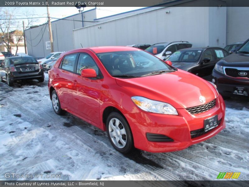 Radiant Red / Dark Charcoal 2009 Toyota Matrix 1.8