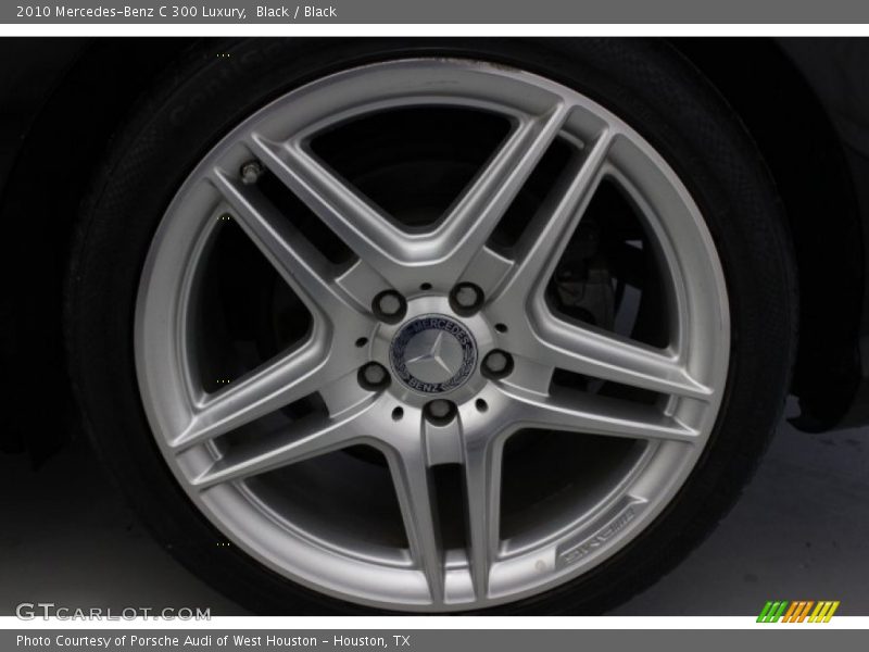 Black / Black 2010 Mercedes-Benz C 300 Luxury