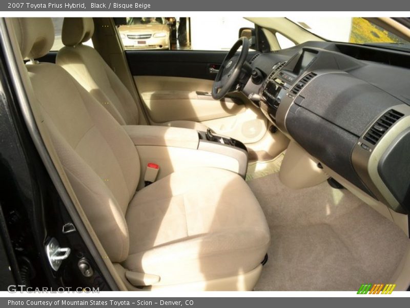 Black / Bisque Beige 2007 Toyota Prius Hybrid