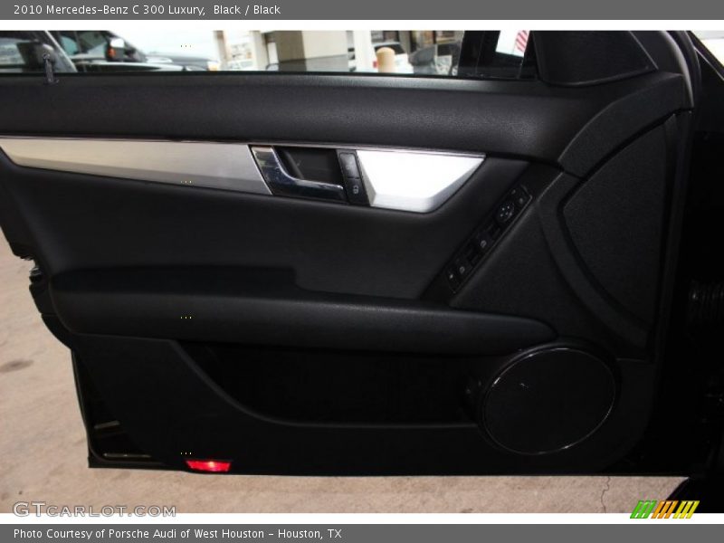 Black / Black 2010 Mercedes-Benz C 300 Luxury