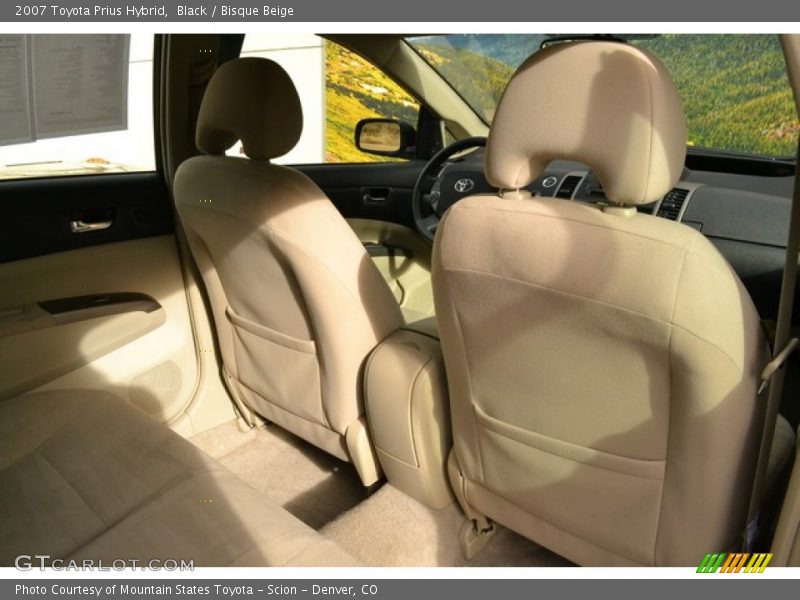Black / Bisque Beige 2007 Toyota Prius Hybrid