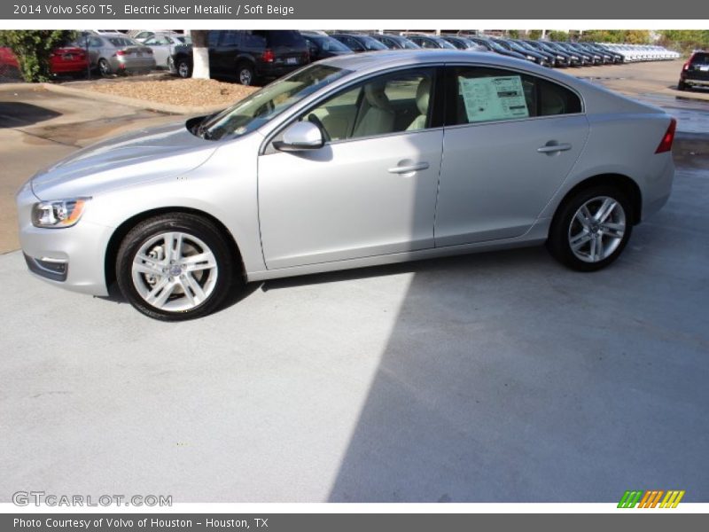 Electric Silver Metallic / Soft Beige 2014 Volvo S60 T5