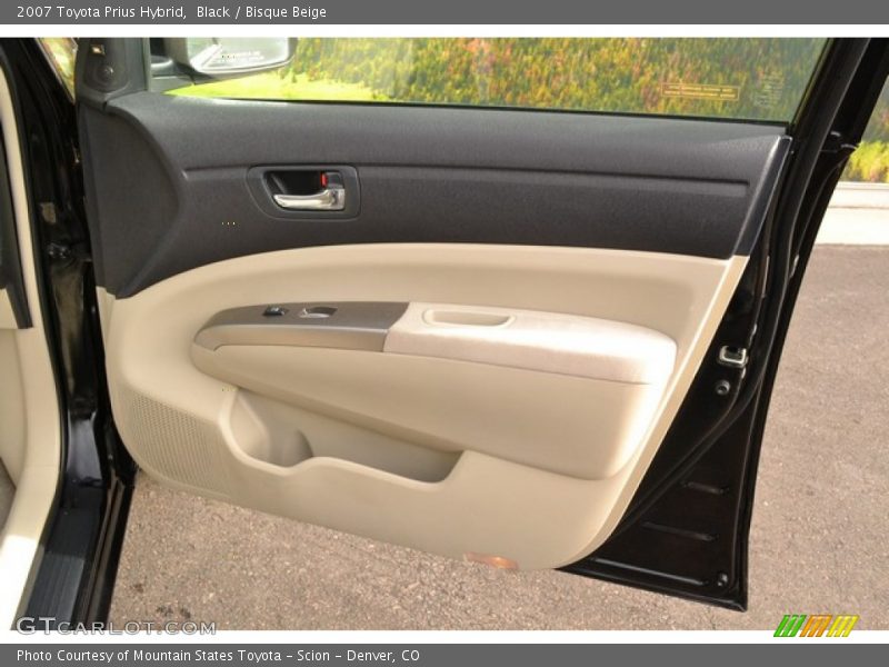 Black / Bisque Beige 2007 Toyota Prius Hybrid