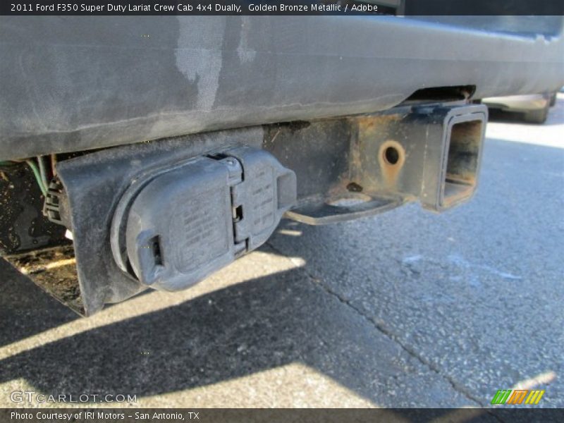 Golden Bronze Metallic / Adobe 2011 Ford F350 Super Duty Lariat Crew Cab 4x4 Dually