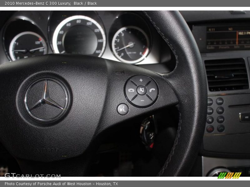 Black / Black 2010 Mercedes-Benz C 300 Luxury