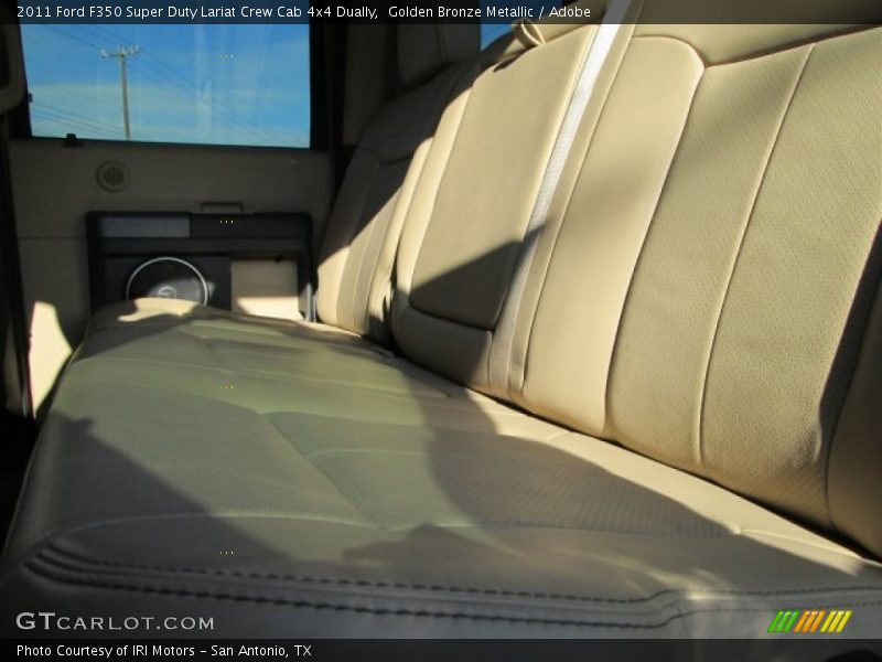 Golden Bronze Metallic / Adobe 2011 Ford F350 Super Duty Lariat Crew Cab 4x4 Dually