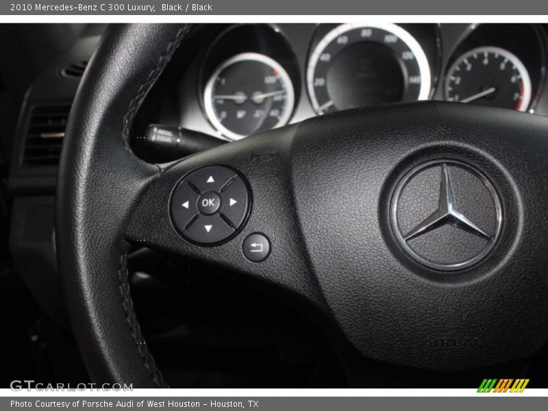 Black / Black 2010 Mercedes-Benz C 300 Luxury