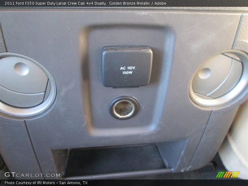 Golden Bronze Metallic / Adobe 2011 Ford F350 Super Duty Lariat Crew Cab 4x4 Dually