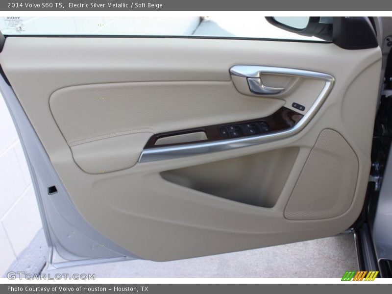 Electric Silver Metallic / Soft Beige 2014 Volvo S60 T5
