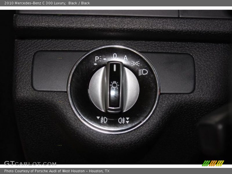 Black / Black 2010 Mercedes-Benz C 300 Luxury