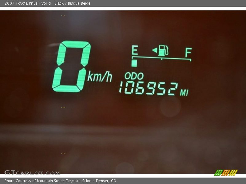 Black / Bisque Beige 2007 Toyota Prius Hybrid