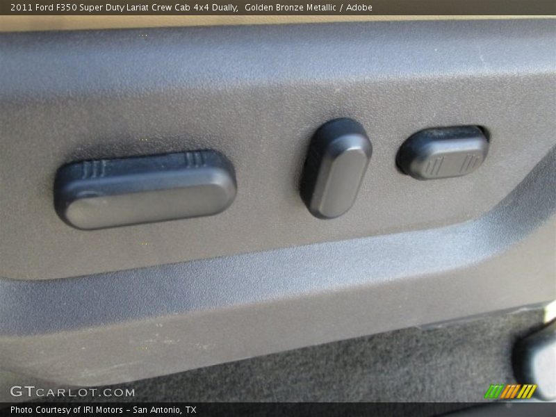 Golden Bronze Metallic / Adobe 2011 Ford F350 Super Duty Lariat Crew Cab 4x4 Dually