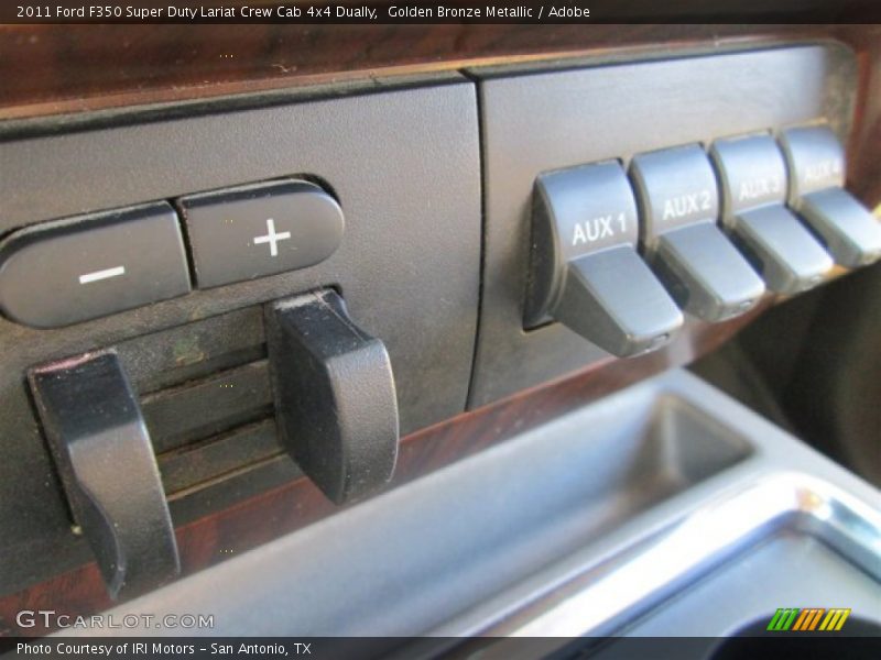 Golden Bronze Metallic / Adobe 2011 Ford F350 Super Duty Lariat Crew Cab 4x4 Dually