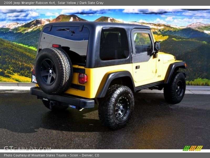 Solar Yellow / Dark Slate Gray 2006 Jeep Wrangler Rubicon 4x4