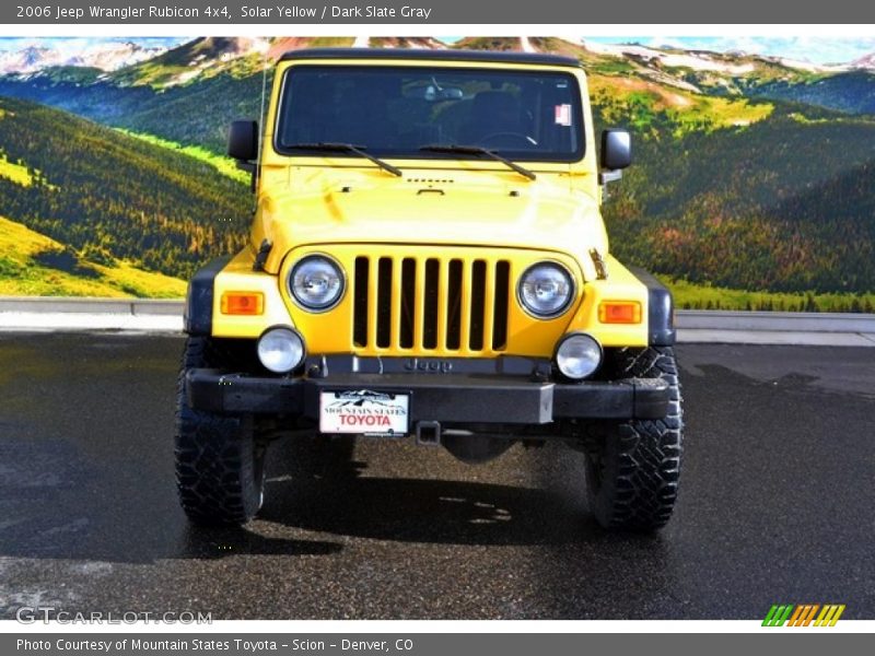 Solar Yellow / Dark Slate Gray 2006 Jeep Wrangler Rubicon 4x4