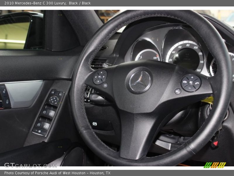 Black / Black 2010 Mercedes-Benz C 300 Luxury