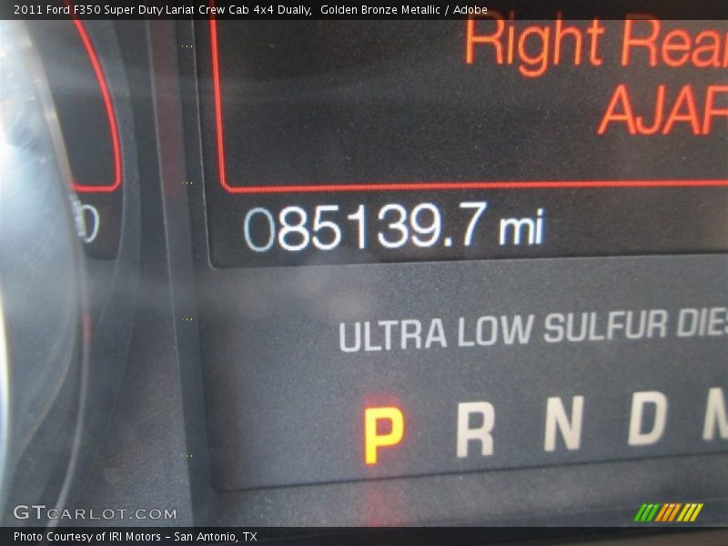 Golden Bronze Metallic / Adobe 2011 Ford F350 Super Duty Lariat Crew Cab 4x4 Dually