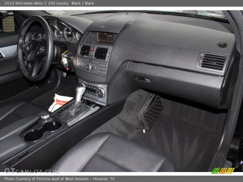Black / Black 2010 Mercedes-Benz C 300 Luxury