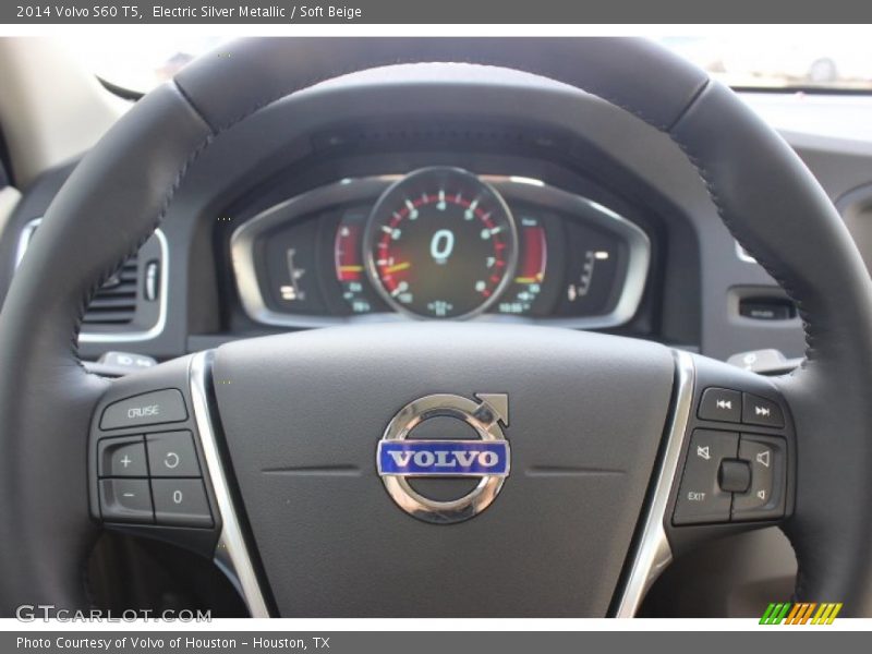 Electric Silver Metallic / Soft Beige 2014 Volvo S60 T5