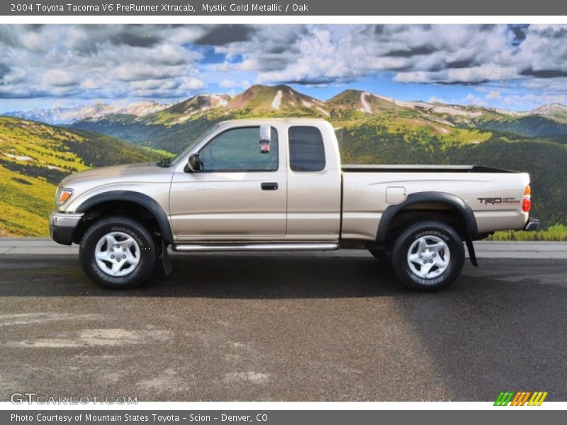 Mystic Gold Metallic / Oak 2004 Toyota Tacoma V6 PreRunner Xtracab